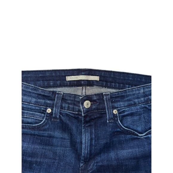 Vince Cargo Dark Wash Ankle Zipper Bottom Jeans - Size 28” - Picture 4 of 10